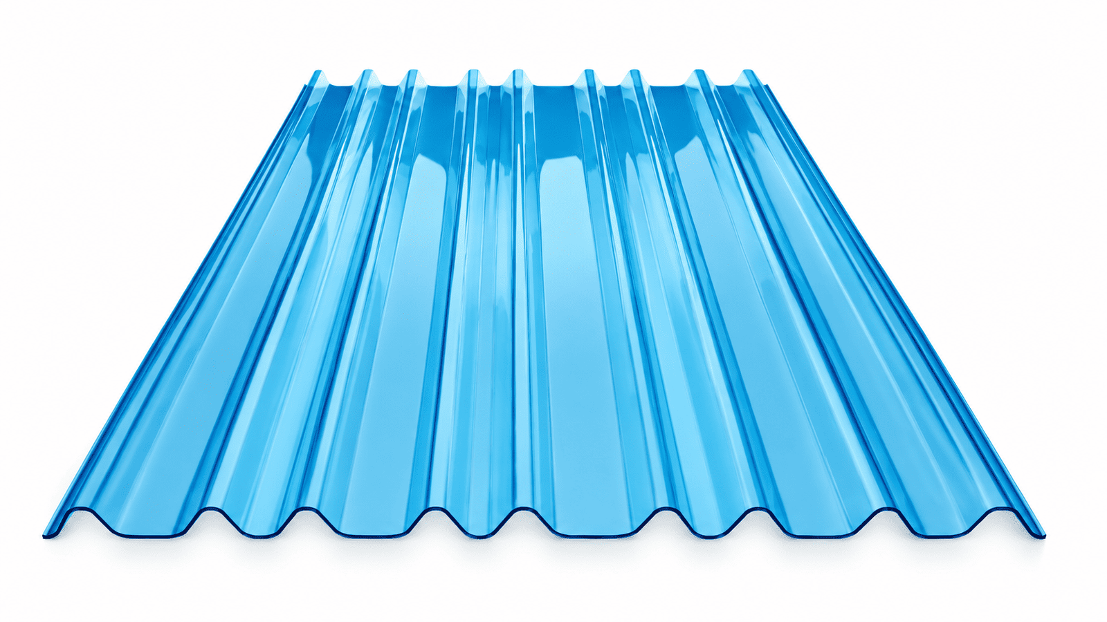 Shiv Industries Blue Polycarbonate Roofing Sheet